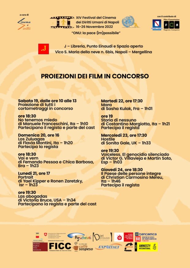 film in concorso napoli diritti umani